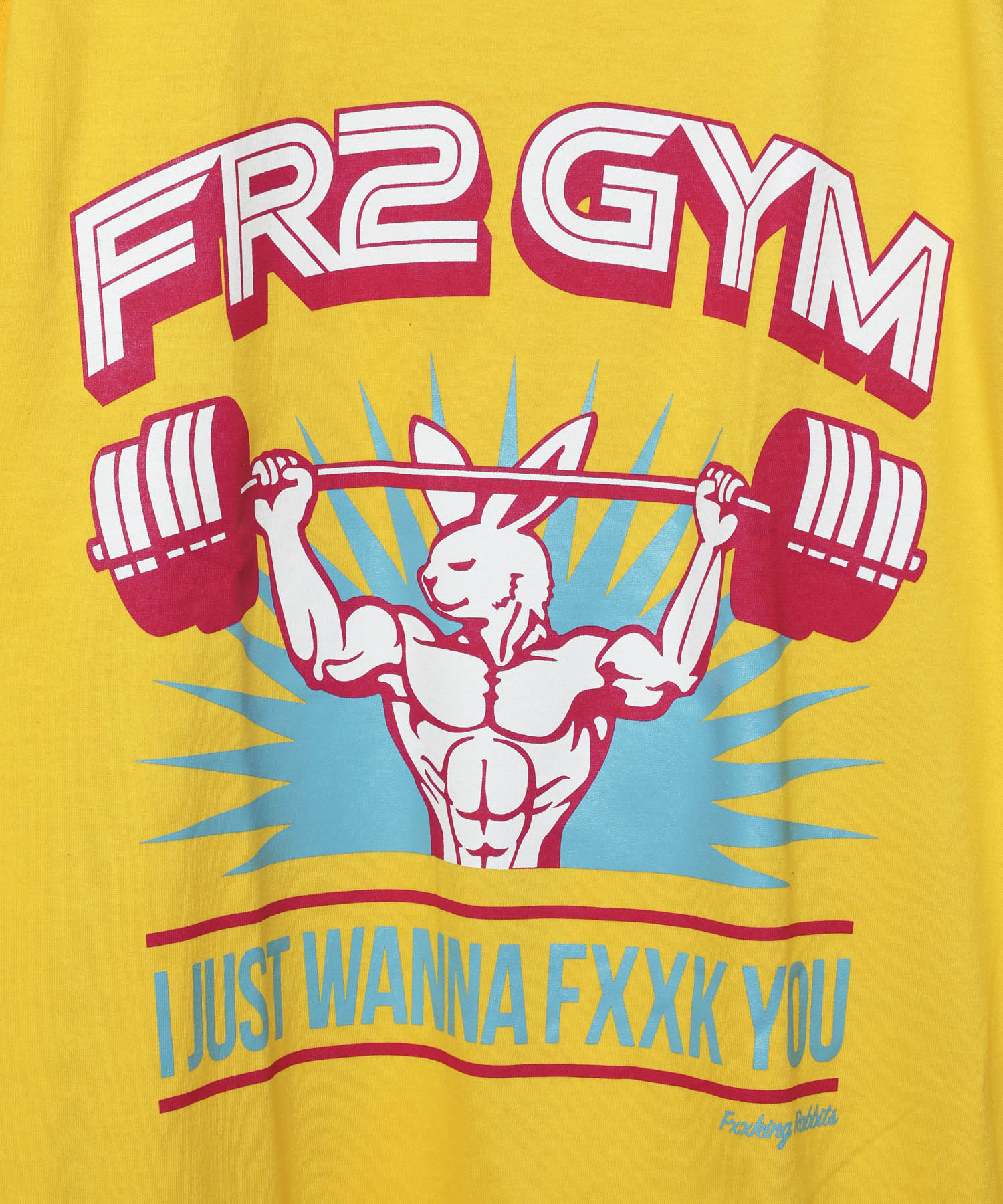 Work Out Rabbit T-Shirt [FRC878]