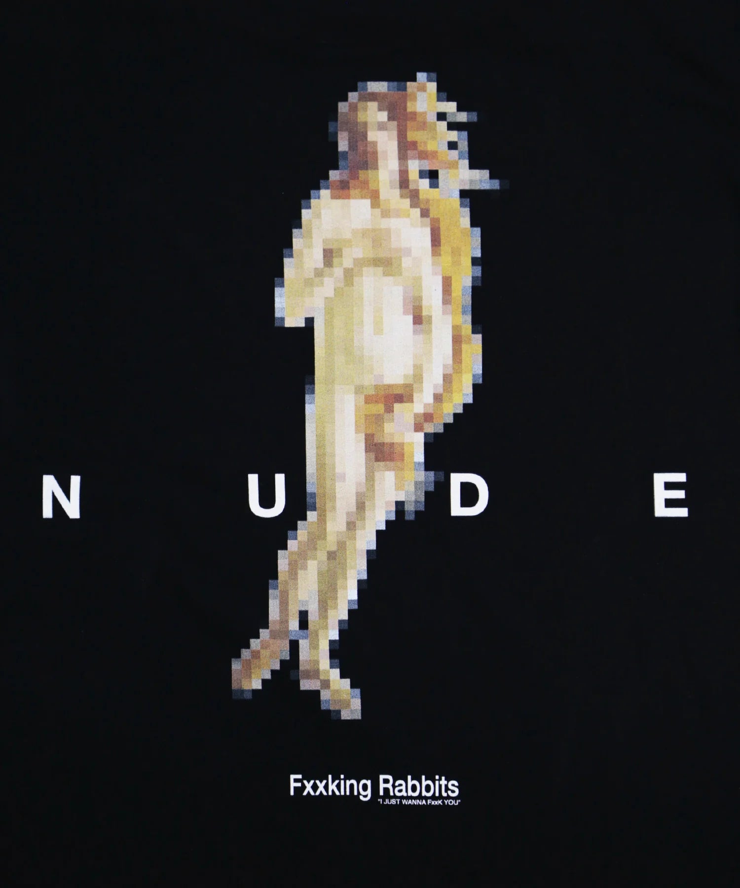 Pixelated Nude T-shirt frc2565