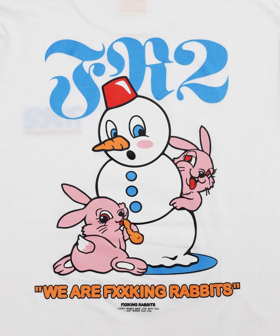 Snowman Rabbits T-shirt[FRC3436]