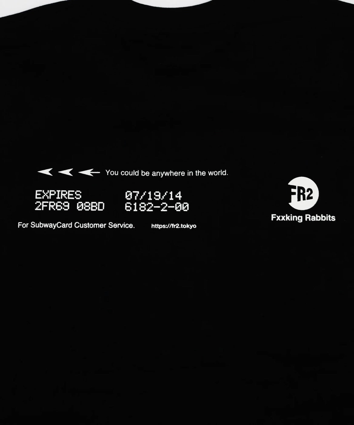 RTA Subway Card T-shirt [FRC3703]