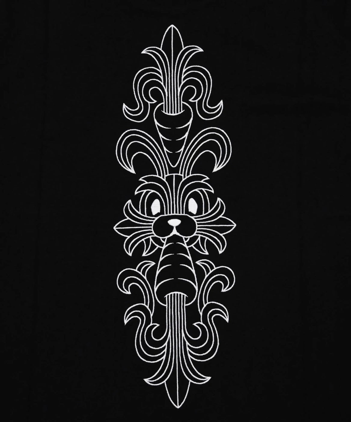 Embroidery Carrot Rabbit T-shirt [FRC3876]